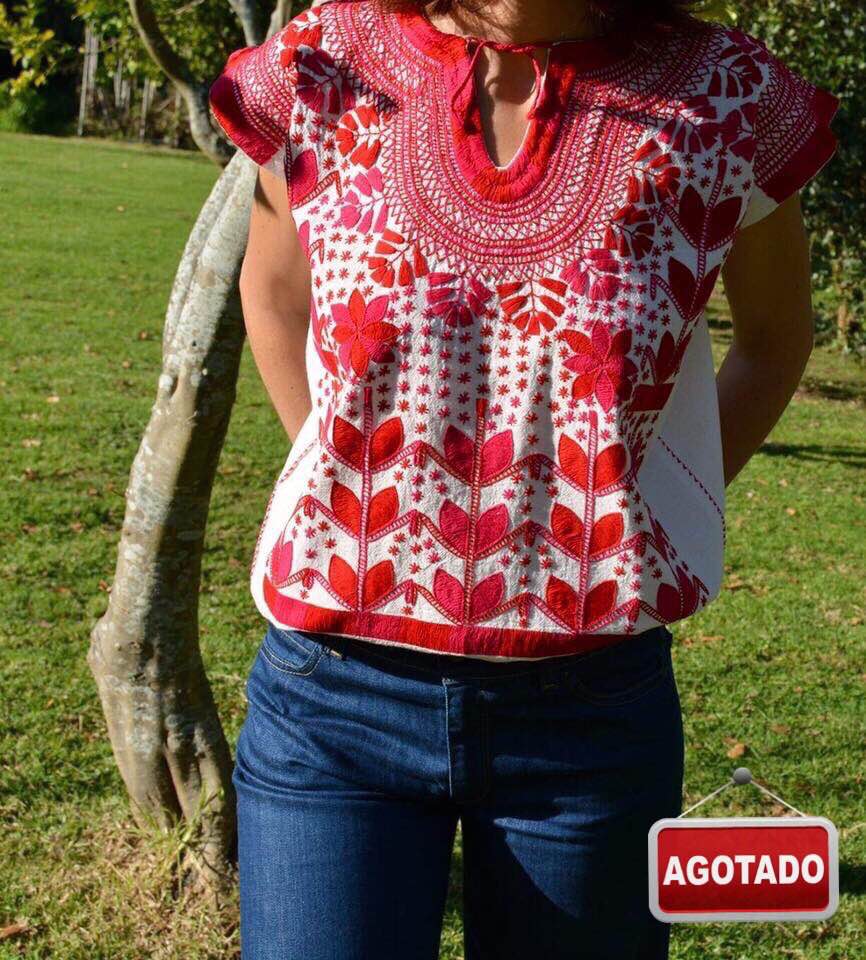 BLUSA 'CAMPESINA' BORDADO Artesanik